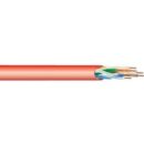 West Penn 4245EZGY1000 CAT5e Riser Cable, 24/8 Solid BC, UTP, CMR, 1000' (304.8m) Reel, Gray