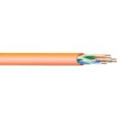 West Penn 4246EZBL1000 CAT6 Riser Cable, 23/4 Solid BC, Unshielded, UTP, CMR, 1000' (304.8m) Reel, Blue