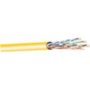 West Penn 4246EZGN1000 4-Pair CAT6 UTP CMR Cable, Green