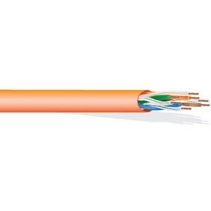 West Penn 4246EZWH1000 CAT6 Riser Cable, 23/4 Solid BCM, UTP, CMR, 1000' (304.8m) Reel, White