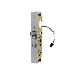Adams Rite 4300-2M-202-628 4300 Steel Hawk Electrified Deadlatch, 31/32" Backset, Monitored for Radius Mortised Strike, Clear Anodized
