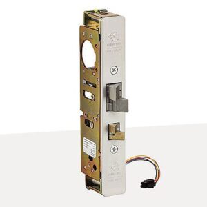 Adams Rite 4300-30-2RP 4300 Steel Hawk Electrified Deadlatch RITE Pack Kit, 1-1/8" Backset for Mortised Strike, Includes (4) Faceplates, Clear and Dark Bronze Anodized