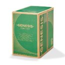 Genesis 43015504 22/4 Solid Riser Fire Alarm Cable, Unshielded, FPLR, CL3R, FT4, Sunlight Resistant, 500' (152.4m), REELEX Pull Box, Red
