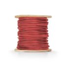 Genesis 43061004 18/2 Solid Riser Fire Alarm Cable, Unshielded, FPLR, CL3R, FT4, Sunlight Resistant, 1000' (304.8m), Reel, Red