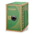 Genesis 43071104 18/4 Solid Riser Fire Alarm Cable, Unshielded, FPLR, CL3R, FT4, Sunlight Resistant, 1000' (304.8m), REELEX Pull Box, Red