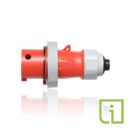 Leviton 430P7WLEVPIA 30A Pin and Sleeve Plug with Indication, NSF Certified, Red