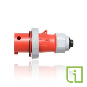 Leviton 430P7WLEVPIA 30A Pin and Sleeve Plug with Indication, NSF Certified, Red