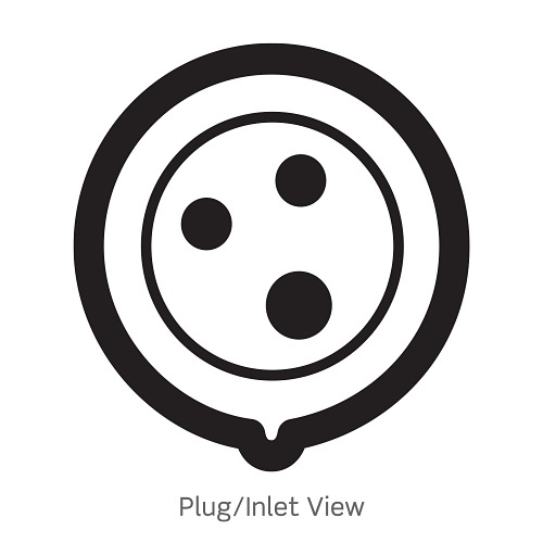 Leviton 430P7WLEVPIA 30A Pin and Sleeve Plug with Indication, NSF Certified, Red