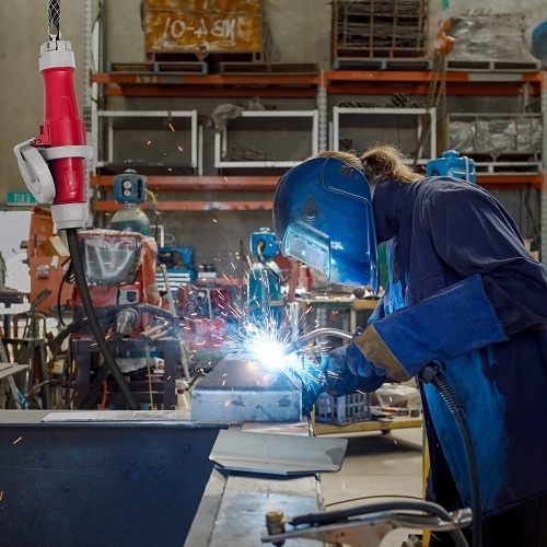 Leviton 430P7WLEVPIA 30A Pin and Sleeve Plug with Indication, NSF Certified, Red