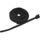Leviton 43105-5 5" Recloseable VELCRO Brand Tie Wraps, Black, 25-Pack
