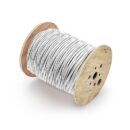 Genesis 43151001 12/2 Solid Riser Fire Alarm Cable, Unshielded, FPLR, CL3R, FT4, Sunlight Resistant, 1000' (304.8m), Reel, White