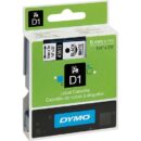 DYMO 43613 4" Tape Label, Black on White