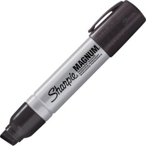 Sharpie 44001 Magnum Permanent Marker, XL Chisel Tip, 72-Pack, Black