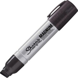 Sharpie 44001A Magnum Marker Box One Size Trilingual, Black