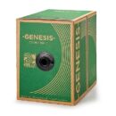 Genesis 44065504 16/2 Solid Shielded Riser Fire Alarm Cable, FPLR, CL3R, FT4, Sunlight Resistant, 500' (152.4m), REELEX Pull Box, Red