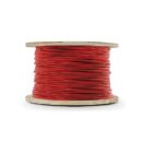 Genesis 44071004 16/4 Solid Shielded Riser Fire Alarm Cable, FPLR, CL3R, FT4, Sunlight Resistant, 1000' (304.8m), Reel, Red