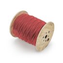 Genesis 44081004 14/2 Solid Shielded Riser Fire Alarm Cable, FPLR, CL3R, FT4, Sunlight Resistant, 1000' (304.8m), Reel, Red