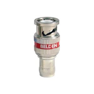 Belden 4505RBUHD1 B50 12GHz BNC Plug, RG-59 Compression Connector, 50-Pack, Red
