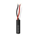 Genesis 45061008 18/2 Solid Plenum Fire Alarm Cable, Unshielded, FPLP, CL3P, FT6, 1000' (304.8m), Reel, Black