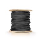 Genesis 45061008 18/2 Solid Plenum Fire Alarm Cable, Unshielded, FPLP, CL3P, FT6, 1000' (304.8m), Reel, Black