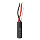 Genesis 45111008 16/2 Solid Plenum Fire Alarm Cable, Unshielded, FPLP, CL3P, FT6, 1000' (304.8m), Reel, Black