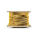 Genesis 45131002 14/2 Solid Plenum Fire Alarm Cable, Unshielded, FPLP, CL3P, FT6, 1000' (304.8m), Reel, Yellow