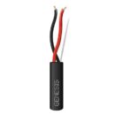 Genesis 45131008 14/2 Solid Plenum Fire Alarm Cable, Unshielded, FPLP, CL3P, FT6, 1000' (304.8m), Reel, Black (Replaces 43131008)