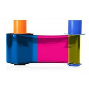 HID FARGO 45209 YMCFKO Ribbon Cartridge for DTC4500E/DTC4500 Printer, Black, 500 prints