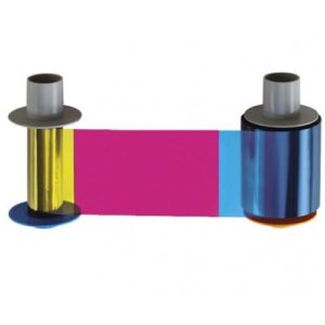 HID FARGO 45210 ECO YMCKOK, Full-Color with Resin Black Panels and Clear Overlay Panel for DTC4500E 500 images