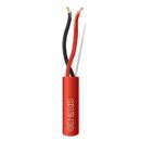 Genesis 45211004 12/2 Stranded Plenum Fire Alarm Cable, Unshielded, FPLP, CL3P, FT6, 1000' (304.8m), Reel, Red