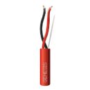 Genesis 4522104K 14/2 Stranded Plenum Fire Alarm Cable, Unshielded, FPLP, CL3P, FT6, 1000' (304.8m), Reel, Red with Black Stripe