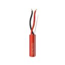Genesis 4522104W 14/2 Stranded Plenum Fire Alarm Cable, Unshielded, FPLP, CL3P, FT6, 1000' (304.8m), Reel, Red with White Stripe