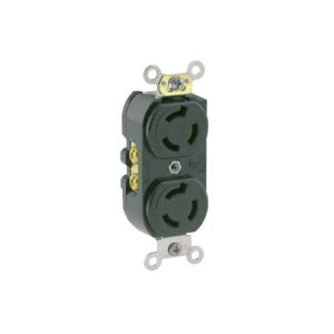 Leviton 4550 Receptacle Lock, 2-Pole, 3-Wire, L6-15, 15A, 250V