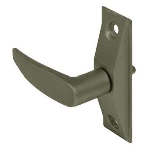 Adams Rite 4560-502-121 4560 Series Deadlatch Lever Handle, ADA Compliant, LH or LHR Handling, 2-1/4" to 2-1/2" Think Door, Dark Bronze Anodized