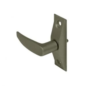 Adams Rite 4560-601-121 4560 Series Deadlatch Lever Handle, ADA Compliant, RH or RHR Handling, 1-3/4" to 2" Thick Door, Dark Bronze Anodized