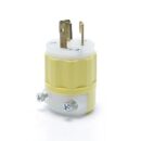 Leviton 4570-CY Connectors, YL Plug Lock 2PO 3WI L6-15P 15A250V