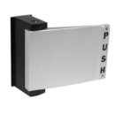 Adams Rite 4590-02-00-628 4590 Deadlatch Paddle for 4300, 4500, 4900 Series, Push to Left, 1-3/4", Clear Anodized