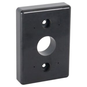 Pedestal Pro 45PLA-PRO-001-HDP 4" 5.75" Buffer Plate for RF Card Readers, High Density Polyethelene (HDPE), 4.0" 5.75" 1.0"