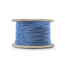 Genesis 46061006 16-2 Solid BC Shielded Plenum Cable, FT6, CL3P, 1000' Reel, Blue