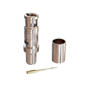 Belden 4694RMBUHD3 Micro BNC 3-Piece Crimp Connector, 12 GHz, UHD, 50-Pack