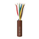 Genesis 47050907 20/6 Solid General Purpose Thermostat Cable, 250' (76.2m), Speed Bag, Brown