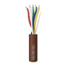 Genesis 47130307 Thermostat Cable 18AWG, 5C Solid, 300V, 250', Brown
