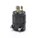 Leviton 4720-B Connectors, EB All Black Plug Lock 2P3W L5-15P 15A125V