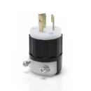 Leviton 4720-C Locking Plug Connector, 15A 125V, L5-15P