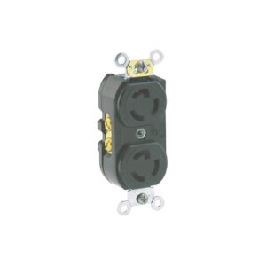 Leviton 4750 Receptacle Lock, 2-Pole, 3-Wire, L7-15, 15A, 277V