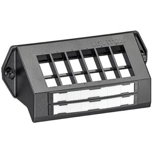 Leviton 47600-QPB Fiber Optic Patch Cable, 12-Port SMC Panel