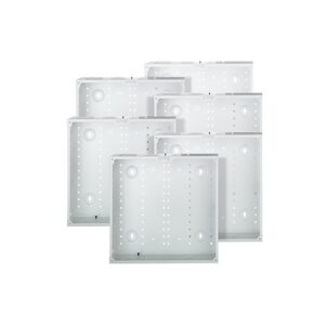Leviton 47605-14G 14" Structured Media Enclosure, Enclosure Only, Metal, White, Priced Individually, Sold in Quantities of 6