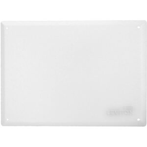 Leviton 47605-21C 21" StU RMSctured Media Flush Mount Cover, Metal, White