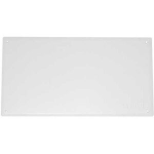 Leviton 47605-28B 28" StU RMSctured Media Flush-Mount Cover, Metal, White, 3-Pack