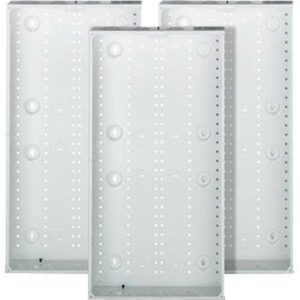 Leviton 47605-28G 28" StU RMSctured Media Enclosure, Metal, 3-Pack, White